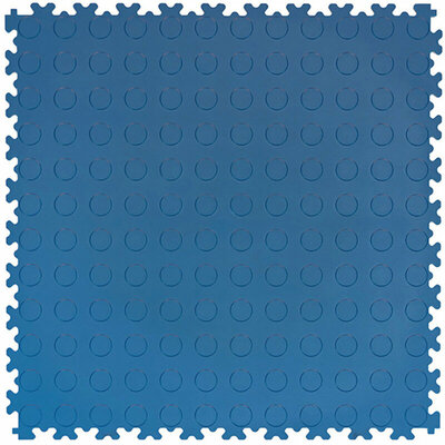 BoSepta PVC Klickfliese Garagenboden – 7 mm-Blau-Noppen