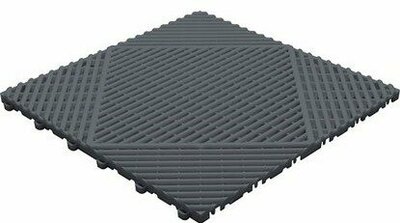 BoClassic PVC klickfliese Garageboden - 18mm-Dunkelgrau