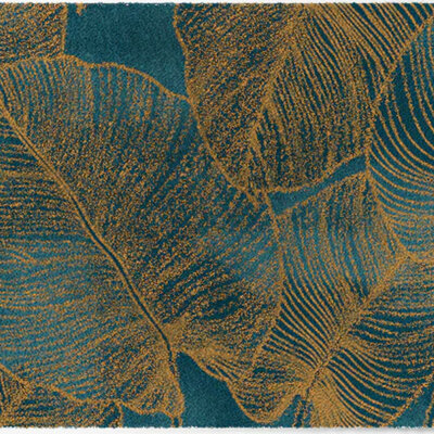 ColorStar Botanica Innenfußmatte –Türkis  –85x150 cm