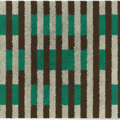 ColorStar Checkered Innenfußmatte –Grau – 85x150 cm