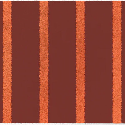 ColorStar-Lines- Innenfußmatte –Braun-Lachs– 85x150 cm
