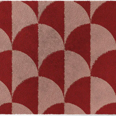 ColorStar-Scales-Innenfußmatte –Rosarot– 85x150 cm