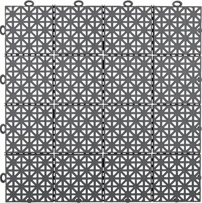 BoVersa  Balkonfliesen 12 mm – Offene Klickfliesen |grau