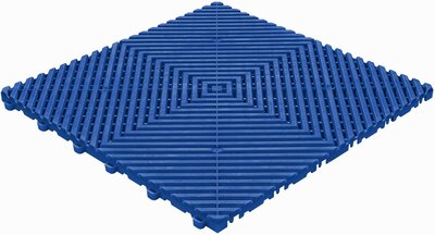 BoGrid Balkonfliesen 18 mm– offene Klickfliese | Reflexblau