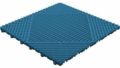 BoClassic Balkonfliesen 18 mm – Offene Klickfliesen-abgerundet| Blau