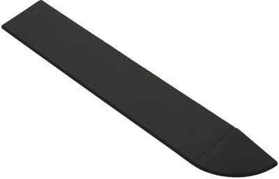 Abschlußkante mit Eckteil für 12 mm BoVersa Klickfliesen Schwarz